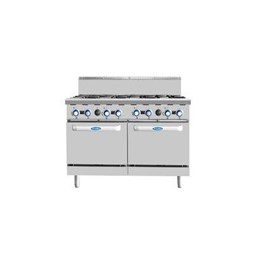 Burner Gas Oven | Cookrite 8 Burner With Oven | AT80G8B-O-LPG