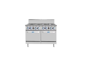 CookRite - Burner Gas Oven | Cookrite 8 Burner With Oven | AT80G8B-O-LPG