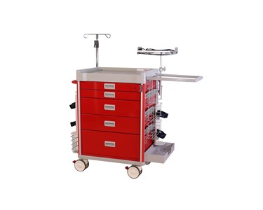 Select Patient Care - Emergency Cart | 5 Drawer - Package 6