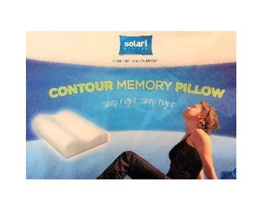 Pillows | Contour Memory Foam Pillow | Gel Infused