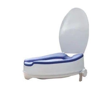 Eastman Healthcare - PU Raised Toilet Seat With Lid - 4"