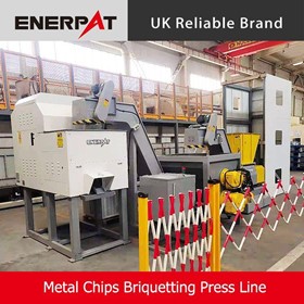 Aluminum Chips Briquetting Press Line - BM