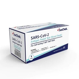 Juschek (Nasal) SARS-CoV-2 Rapid Antigen Test Kit - 5 Tests (1 Box)