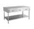 FED - Stainless Steel Bench With 3 Drawers 1200 W X 600 D