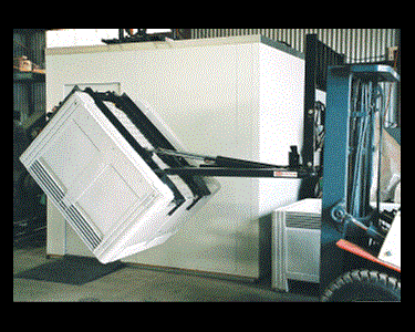 Forklift Mounted Cubic Bin Tippers