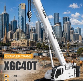XGC40T Telescopic Crawler Crane