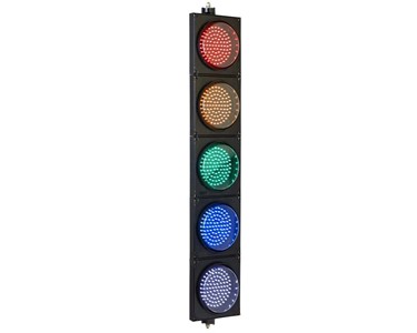 BNR - LED Traffic Lights | 5 Aspect 200mm 12-24VDC or 85-265VAC