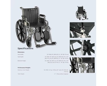 Mobility Manual Folding Chair
