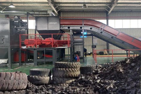 tyre recycling plant