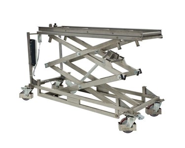 Nuline - Mortuary Lifter Trolley for use with Standard Mortuary Fridges