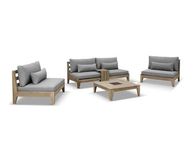 Outdoor Elegance - Timber Outdoor Lounge Setting | Keppel 5pc 