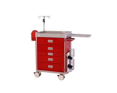 Select Patient Care - Emergency Cart | 5 Drawer - Package 4