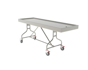 Shotton Parmed - Fixed Tray Trolley | Mobile Autopsy Table
