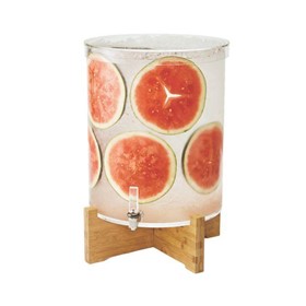 Pool Beverage Dispenser with Bamboo Base 14 Gal