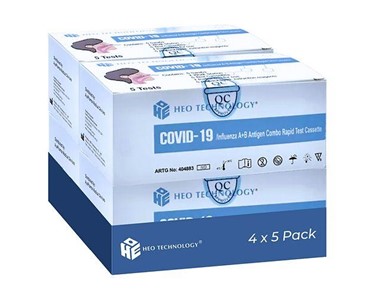 Heo Technology - Covid-19/Influenza A & B Antigen Pack 5 Test Kit | 20X