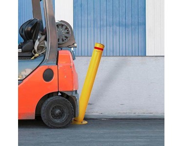 Bollard Flexible 140mm Surface Mounted | BF140-SM-Yellow