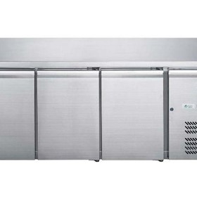FED-X S/S Three Door Bench Fridge - XUB7C18S3V