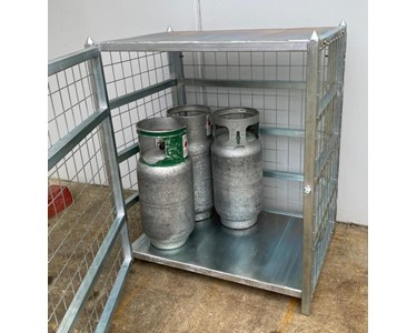 DHE - Forklift Gas Bottle Storage Cage – DHE-GBC615-FP