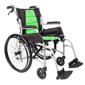 Folding Wheelchair SP | Green | Aspire Vida