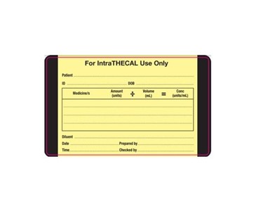 Medi-Print - Injectable Medicine Identification Label Containers & Conduit | LPA971