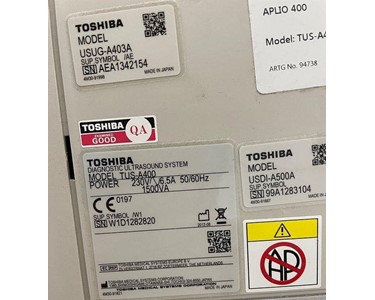 Toshiba - Ultrasound Machine | Aplio 400    