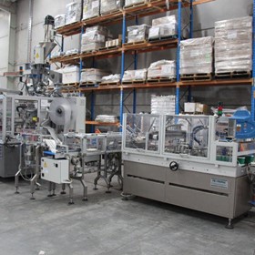 Coffee Pod Filling & Sealing Unit With Pod Carton Packing