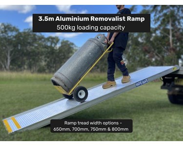 Whipps Ramps - 3.5m Aluminium Removalist Ramp – 500kg Capacity