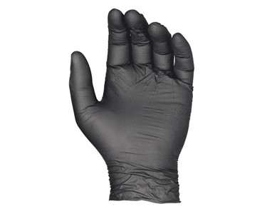Saniflex Disposable Vinyl Gloves Powder Free | Black 100 Pack