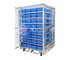 Contain It - Logistics & Storage Cage with Small Parts Bins Trolley | 1800