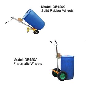 Drum Trolley– 450kg Capacity – Rubber or Pneumatic Wheels