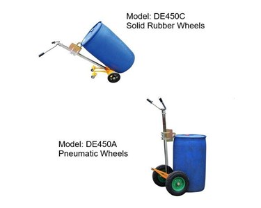 Mitaco - Drum Trolley– 450kg Capacity – Rubber or Pneumatic Wheels