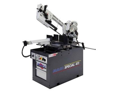 MACC - Metal Dual Miter Bandsaw | Semi Auto, 300mm Cap, Swivel Head
