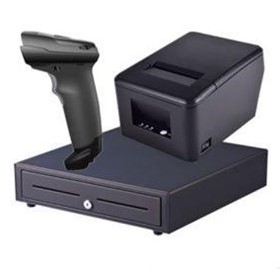 2D Handheld Scanner | RW80L Printer + EC410B Cash Drawer 