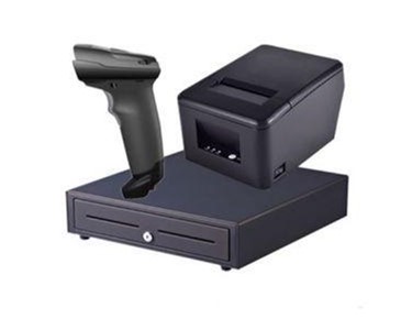 2D Handheld Scanner | RW80L Printer + EC410B Cash Drawer 