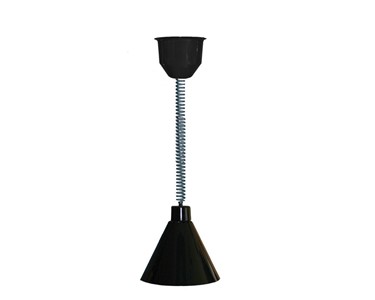 Hanson Brass - Decorative Retractable Heat Lamp | 400-RET-BLK 