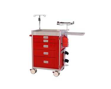Select Patient Care - Emergency Cart | 5 Drawer - Package 1