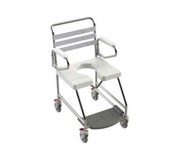 KCare - Transit Mobile Shower Commode with Weight Bearing Footplate