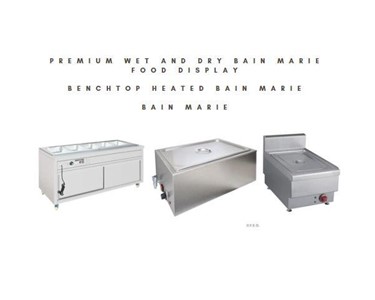 BAIN MARIE | SQUARE WET & DRY, ANGLED COUNTERTOP, HEATED W/O GLASSTOP