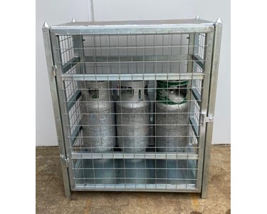 DHE - Forklift Gas Bottle Storage Cage – DHE-GBC615-FP