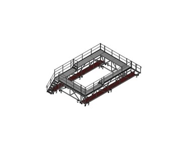 Mobile Access Platform | Dual Level Surround Tank Access Platform