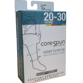 Core-Spun Unisex Socks Moderate Support 20-30mmHg