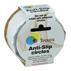 Anti Slip Circles White