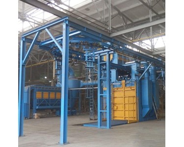 Superior - Shotblasting Machine | SUPERIOR EdgeBlast Continuous Hook