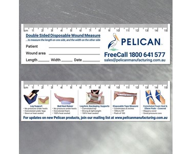 Pelican - Disposable | Wound Care Measure | Tape Measure | Ruler