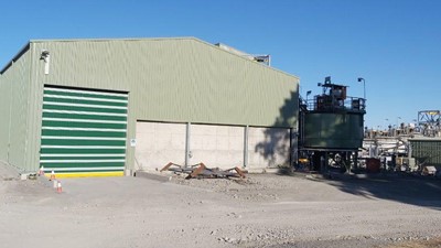 Durable PVC door for mining application