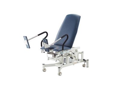 Pacific Medical - Electric Gynaecology Examination Couch - Navy Blue