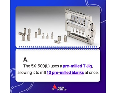 Arum Dentistry - 5-Axis Dry Dental Milling Machine – Arum 5X-500L