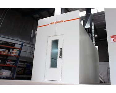 MN Spraybooths - Paint Mix Room