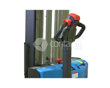 Contain It - Adjustable Electric Powered Straddle Stacker | Premium 