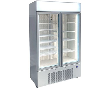 Schmick Upright 2 Door Commercial Glass Door Freezer Model HUS-F10